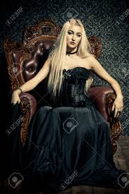 The star has been in the big. Beautiful Gothic Woman With Long Blonde Hair Wearing Black Dress Stock Photo Picture And Royalty Free Image Image 69027402