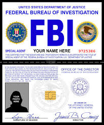 We are aware of 2 different uses of the fbi. Fbi Badge Template Badge Template Name Badge Template Create Your Own Card