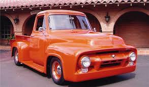 Image result for Orange 1954 Truck