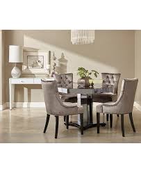 Samuel Lawrence Hudson 5 Pc Dining Set 1 Table 4 Chairs Quick Ship Furniture Macy S Dining Chairs Dining Room Design Velvet Dining Chairs