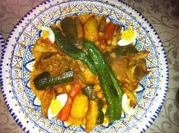 Couscous Bel Allouch Couscous Au Mouton Plus Belle La Vie Tunisian Food Recipes Couscous