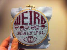 Night vale cross stitch, finally! Welcome To Night Vale Cross Stitch Bourgie Shoes