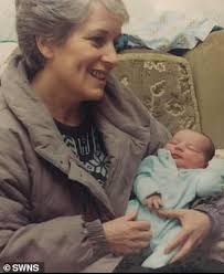 Baby, mother and nan are all born