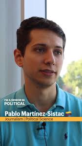 Meet journalism/political science major Pablo Martínez-Sistac  #hispanicheritagemonth #ExtraordinaryAdelphi