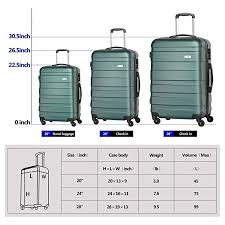 Amazon Com Luggage Set Suitcase Set 3 Piece Lightweight Luggage Hard Shell With 4 Rolling Spinner Suitcase 20 Inch Lightweight Luggage Luggage Suitcase Set