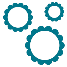 93 Views Silhouette Stencil Simple Scrapbook Circle