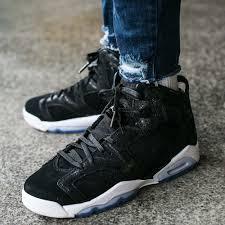 Nike Air Jordan 6 Prm Heiress Gg Black Suede 881430 029 Cizmeler Bot Bayan Ayakkabi