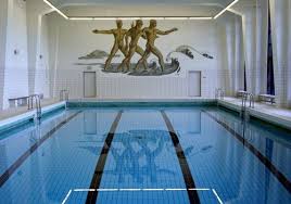 Ernst Zoberbier Swimingpool Vogelsang This Three Metre High Tile Mosaic Work From 1937 Depicting A Swimming Pool Was Part Of The Architektur Sonthofen Kultur
