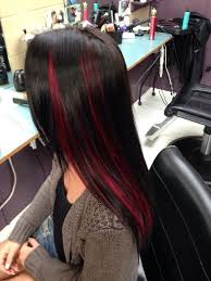 Black hair with highlights now has the issue of leaving the beholder breathless as you are soon to see the following images*. My Color Hair Styles Hair Color Streaks Black Red Hair