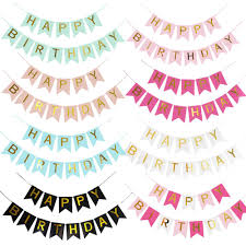 The best selection of royalty free happy birthday black and white vector art, graphics and stock illustrations. Pink Blue Black White Happy Birthday Bunting Banner With Shimmering Gold Letters For Birthday Party Supplies Decorations Buy Happy Birthday Banner Happy Birthday Bunting Happy Birthday Bunting Banner Product On Alibaba Com