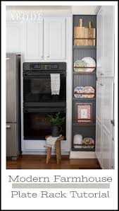 You can even build one for the living room and fill it with artwork. How To Build A Modern Farmhouse Plate Rack Love Your Abode
