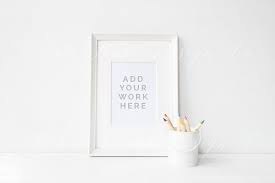 Download A4 Frame Mock Up Colourful Pencils By White Hart Design Co On Creativemarket Postcard Mockup Mockup Free Psd Free Psd Mockups Templates PSD Mockup Templates
