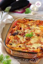 Pasta Al Forno Al Sugo Di Melanzane E Mozzarella Filante E Gustoso