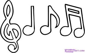 Musical Notes Coloring Pages Printable Coloring Pages Note De Musique Dessin Theme Musique Note De Musique
