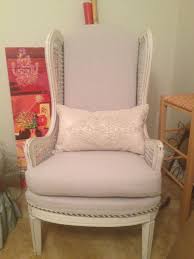 My Father In Law Reupholstered My Rattan Witch Chair As He Calls It We Used Painters Drop Cloth And I Sealed It With Fabric Prote Chair Reupholster Rattan