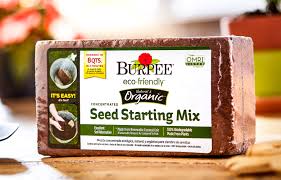 The reason you can't use cheap potting soil or garden soil to grow seeds indoors is because those types of soils will become compact when that happens, it's extremely difficult (if not impossible) for seeds to germinate, and for the delicate seedling roots to grow. Burpee 8 Qt Organic Coir Compressed Seed Starting Mix 1 Brick Gardening Patio Lawn Garden Urbytus Com