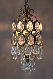 Lampe Kristall Alter Antik Dekoration Wohnzimmer Messing