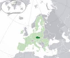 Satellite view and map of czech republic using google earth data. Czech Republic Wikipedia