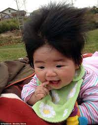Mini Mohawks And Static Frizz Babies Battle It Out In Contest For Child With Wildest Hair Baby Boy Hairstyles Cool Baby Stuff Baby Hairstyles