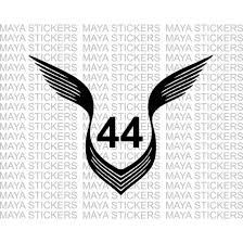 Lewis Hamilton 44 Logo With Wings Decal Stickers Hamilton Wallpaper Logo Sticker Lewis Hamilton