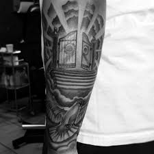 Black and grey christian saint mary tattoo on full sleeve. Pin On Tattoos