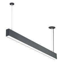 Recesso 48 Inch Black Led Linear Light 4000k 6500lm Al48p C3 840 1 B Destination Lighting Linear Light Fixture Linear Lighting Black Light Led