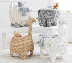 5 out of 5 stars. Giraffe Shaped Wicker Basket Nursery Storage Pottery Barn Kids