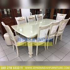 40 lebih ide kreatif meja makan minimalis ,dan kursi makan modern, beserta harganya, yang tentu bisa menjadi salah satu ide. Set Meja Makan Mewah 8 Kursi Eksklusif Mewah By Jepara Indah Furniture