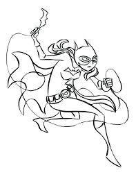 Then you ought to consider superhero coloring pages. Bat Girl Coloring Pages Coloring Home