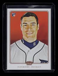 2010 Topps 206 #77 Scott Sizemore Rookie (Detroit Tigers)