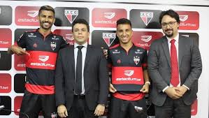 R$ 395,00 ver detalhes adicionar no carrinho comprar este produto san lorenzo 2015 segunda camisa tam 3g. Atletico Goianiense Apresenta Oficialmente Camisa Com Patrocinio Master Da Estadium Bet Games Magazine Brasil