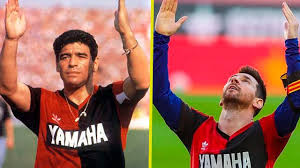 Unlike maradona, messi has never worn the colours of newell's old boys in a professional capacity, but the rosario native is a lifelong supporter of the club. Maradona First Goal For Newells Vs Messi Tribute Goal For Maradona Youtube