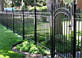 Ornamental Fencing Iron Fence Wrought Iron Fence Installation In Owen Sound Ontario Fence Landscaping Wrought Iron Fences Front Yard Fence