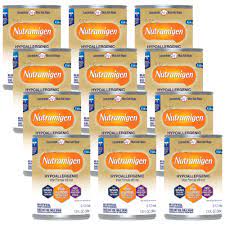 Nutramigen Hypoallergenic Infant Formula For Cow S Milk Allergy Concentrate 13 Fl Oz Can 12 Pack Walmart Com Walmart Com