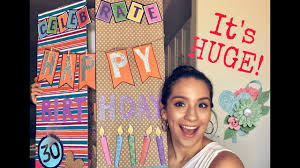 Of course, don't forget the birthday thank you cards for all who helped. How To Make A Giant Birthday Card Youtube
