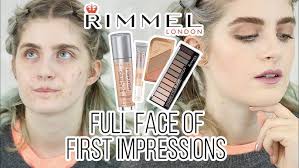 RIMMEL LONDON: Full Face of First Impressions One Brand Tutorial