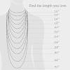 How to measure neck chain size. 1