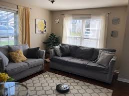 Unlike a window or a doorway, a wall behind a sofa offers a backdrop suitable for. Space Behind Couch