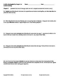 To Kill A Mockingbird Chapter 5 6 Guided Reading Worksheet Reading Worksheets Guided Reading Worksheets Guided Reading
