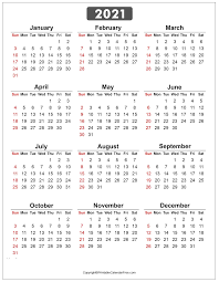 Edit and download free yearly calendar 2021 template in pdf, word you can download the 2021 calendar to your device or take a printout directly via your printer by giving the print command. Yearly Printable Calendar 2021 Free Template Excel Pdf Word