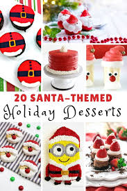 You can't celebrate the holidays without a dessert or five. Santa Themed Christmas Dessert Recipes