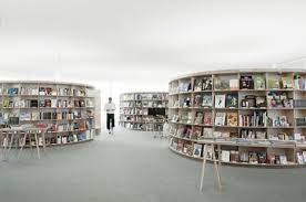 Librairie La Fontaine By Kawamura Ganjavian Library Design Shop Interiors Unique Library