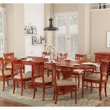 Proudly made in the usa. Chantilly Chic Solid Wood Extendable Dining Table With 10 Chairs Set