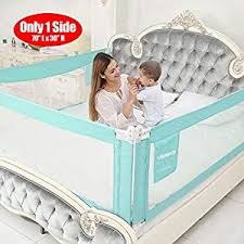 Surpcos Bed Rails For Toddlers 60 70 80 Extra Long Baby Bed Rail Guard For Kids Twin Double Full Size Queen King Mattress Green 1side 70 L X30 Bed Rails