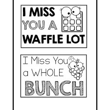 Express your sentiments with these printable i miss you cards which can double as a fun diy activity for the whole family! Printable Postcards I Miss You Theme By Theteacherbowtique Tpt