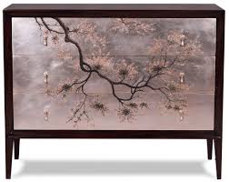 An article of furniture, as for a bedroom, consisting of a frame containing a set of drawers, as for keeping clothing. Casa Padrino Luxury Art Deco Chest Of Drawers Dark Brown Multicolor 120 X 49 X H 94 Cm Noble Mahogany Dresser With 3 Drawers And Elegant Japanese Design Luxury Furniture