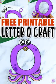 free printable letter o craft template simple mom project
