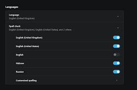 Any idea how to set chrome to allow both us and uk spelling? Spell Check Issue Opera Forums