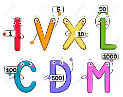 I numeri servivano a contare. Colorful Mascot Illustration Featuring Roman Numerals Holding Stock Photo Picture And Royalty Free Image Image 78539667