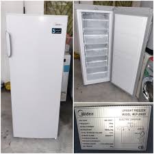 Sangat penting untuk ketahui kaedah yang betul supaya puri tidak rosak. Used Midea Upright Freezer Peti Ais Peti Beku Refrigerator 157 Litres Good Condition Kitchen Appliances On Carousell